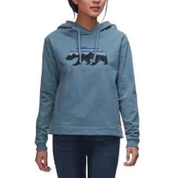 Patagonia Tops - Patagonia W. Fitz Roy Bear Uprisal Hoody‎ Shadow Blue Regular Fit Size Medium